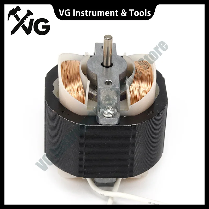 Cobre puro YJ58-30 CW CCW en el sentido de las agujas del reloj 2 polos 4mm diámetro del eje 2600RPM Motor de polo sombreado AC220V 14-17W alrededor del ventilador ventilador caliente