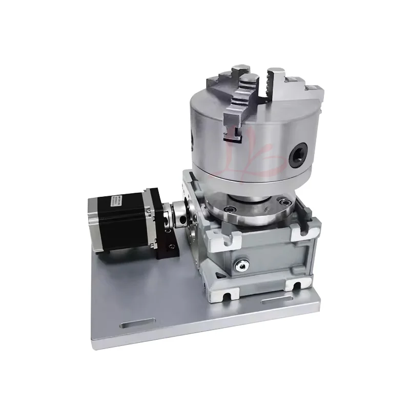 High-precision Vertical FL-Series Electric Welding Rotary Axis Stepping Motor Control Table Rotate fixture Workbench