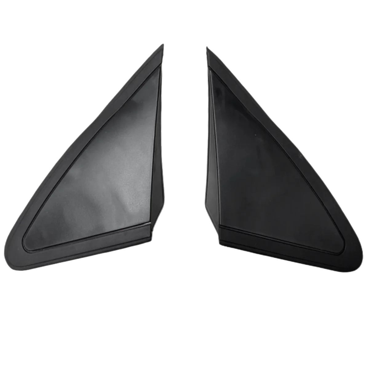 1Pair Front Window Glass Triangle Plate Trim 9804854077 9804853977 for Peugeot 408 2010-2014 Side Mirror Corner