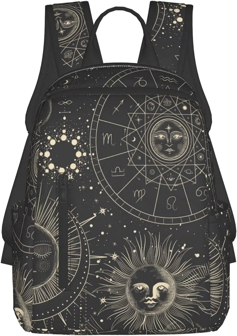 Twelve Constellations Mystical and Astrology Elements Backpack Book Bags for College Lightweight Laptop Backpacks for Teens