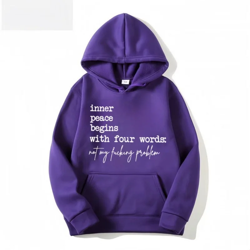 Der innere Frieden des Kapuzenpullovers 2025 beginnt mit vier Wörtern