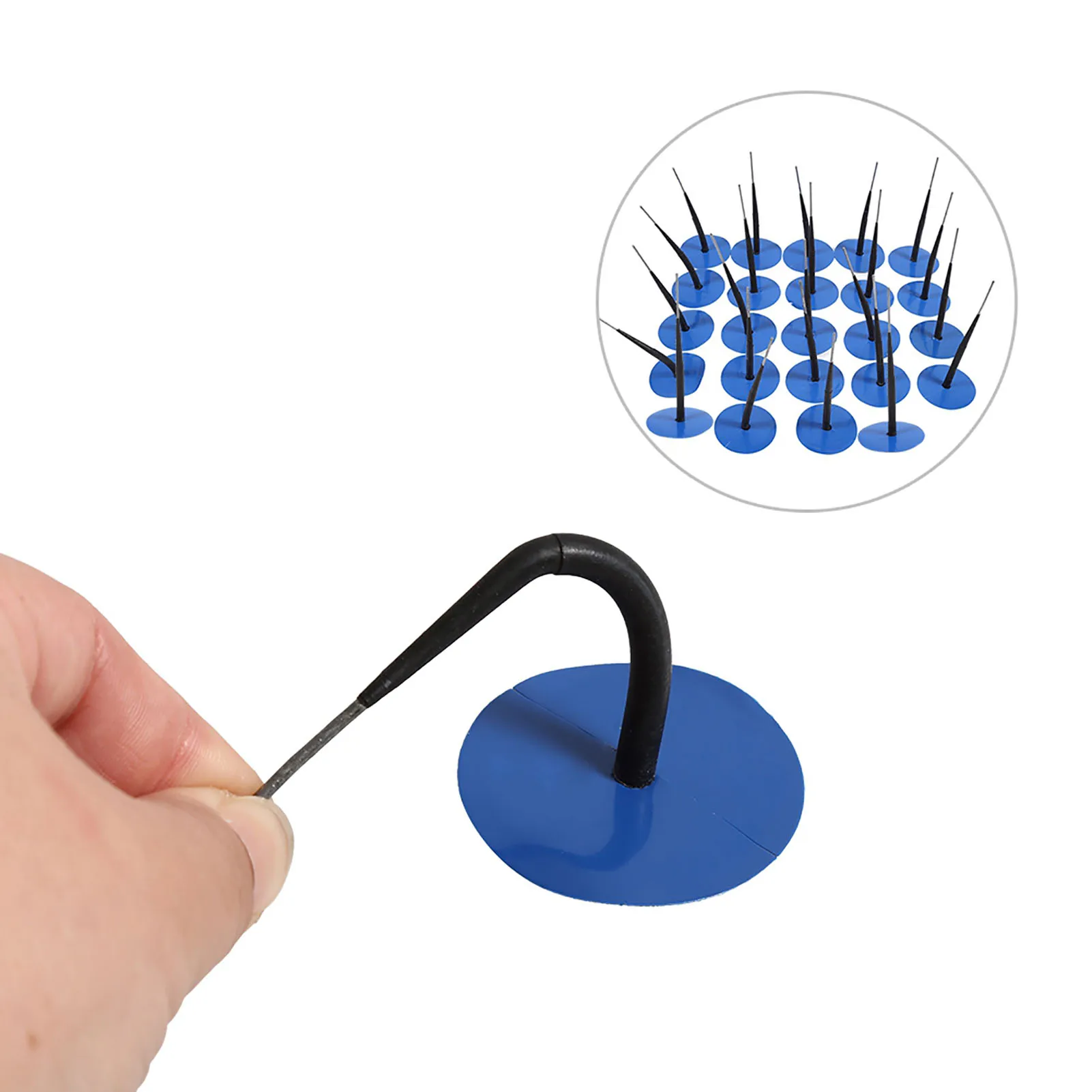 

24Pcs Auto Tubeless Tyre Puncture Repair Wired 4.5mm Mushroom Plug Patch