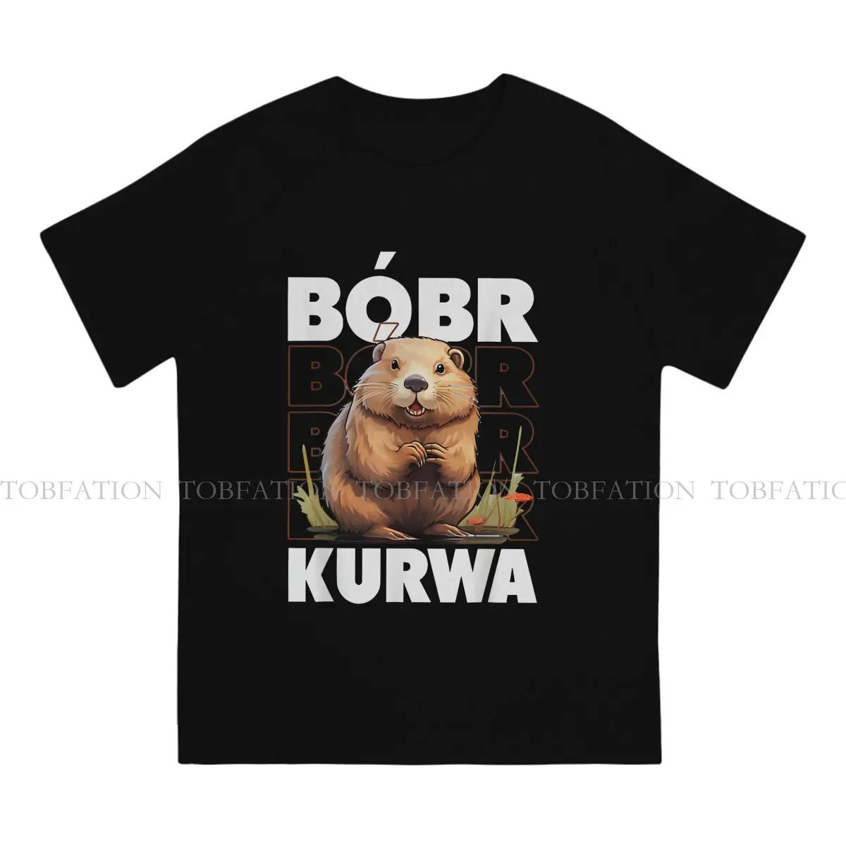 Bobr Kurwa Game Bobr Kurwa Bober Bobr Cotton T Shirt Vintage Punk Men's Tshirt O-Neck Streetwear