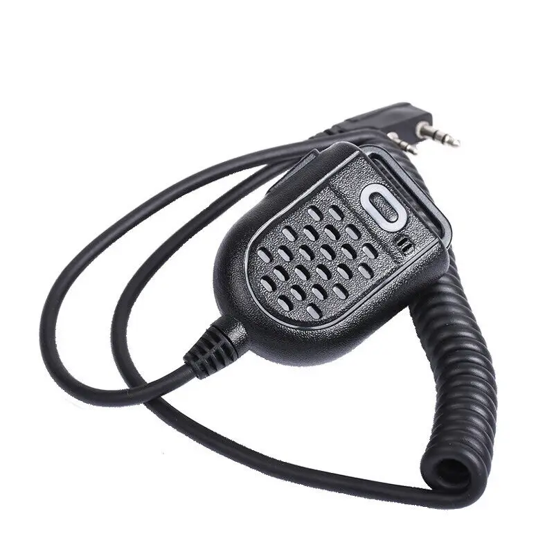 10pcs NEW 2 Pin Mini Speaker Microphone PTT Mic for Radio Walkie Talkie BaoFeng UV-5R 888S KENWOOD TK-3107 TK-3230XLS