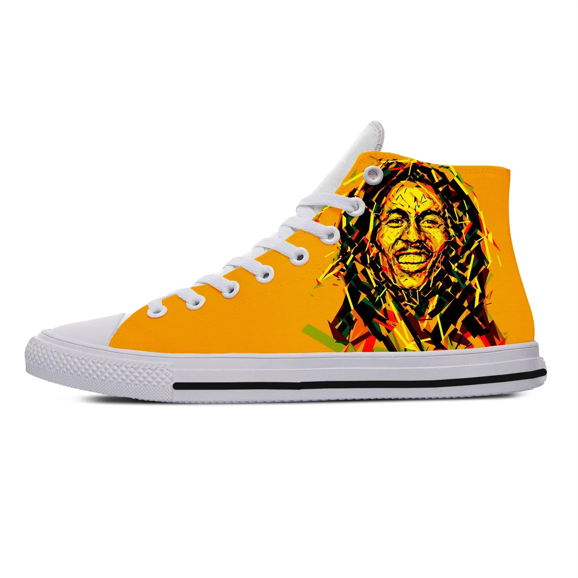 

Hot Cool Bob Marley Fashion High Sneakers Summer Men Women High Quality Handiness Casual Shoes Classic High Help Board Shoes