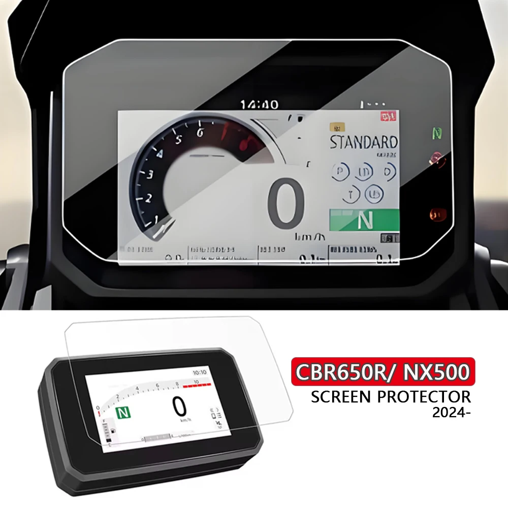 

For Honda CBR 650R CBR650 R 2024-TPU Cluster Dashboard Anti-Scratch Protective Film 2024 CBR650R Motorcycle Screen Protector