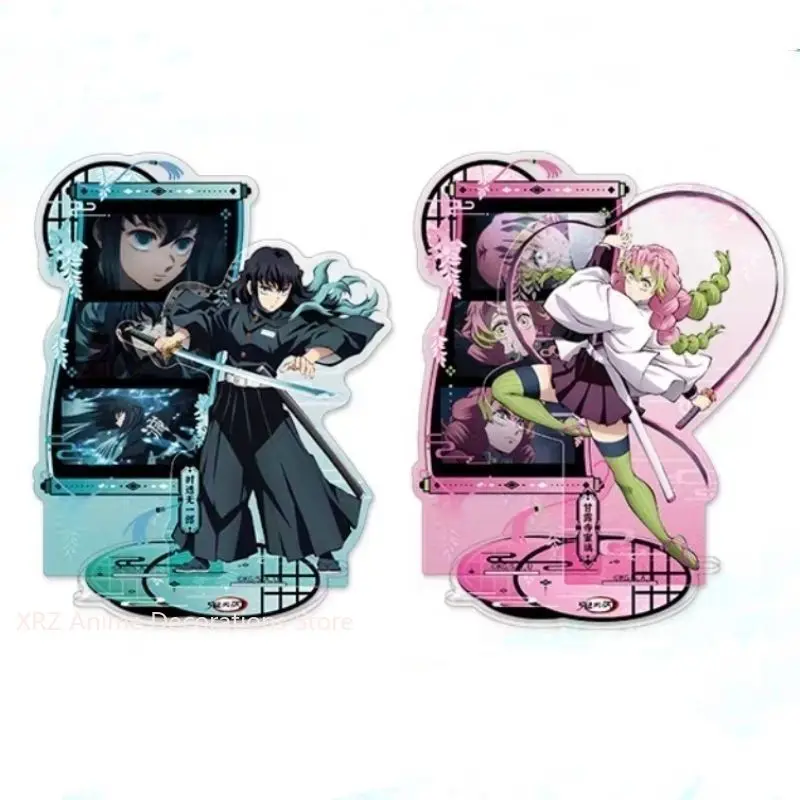 Anime Kimetsu no Yaiba Tokitou Muichirou Cosplay acrílico soporte colección figura adornos de escritorio regalo de Navidad