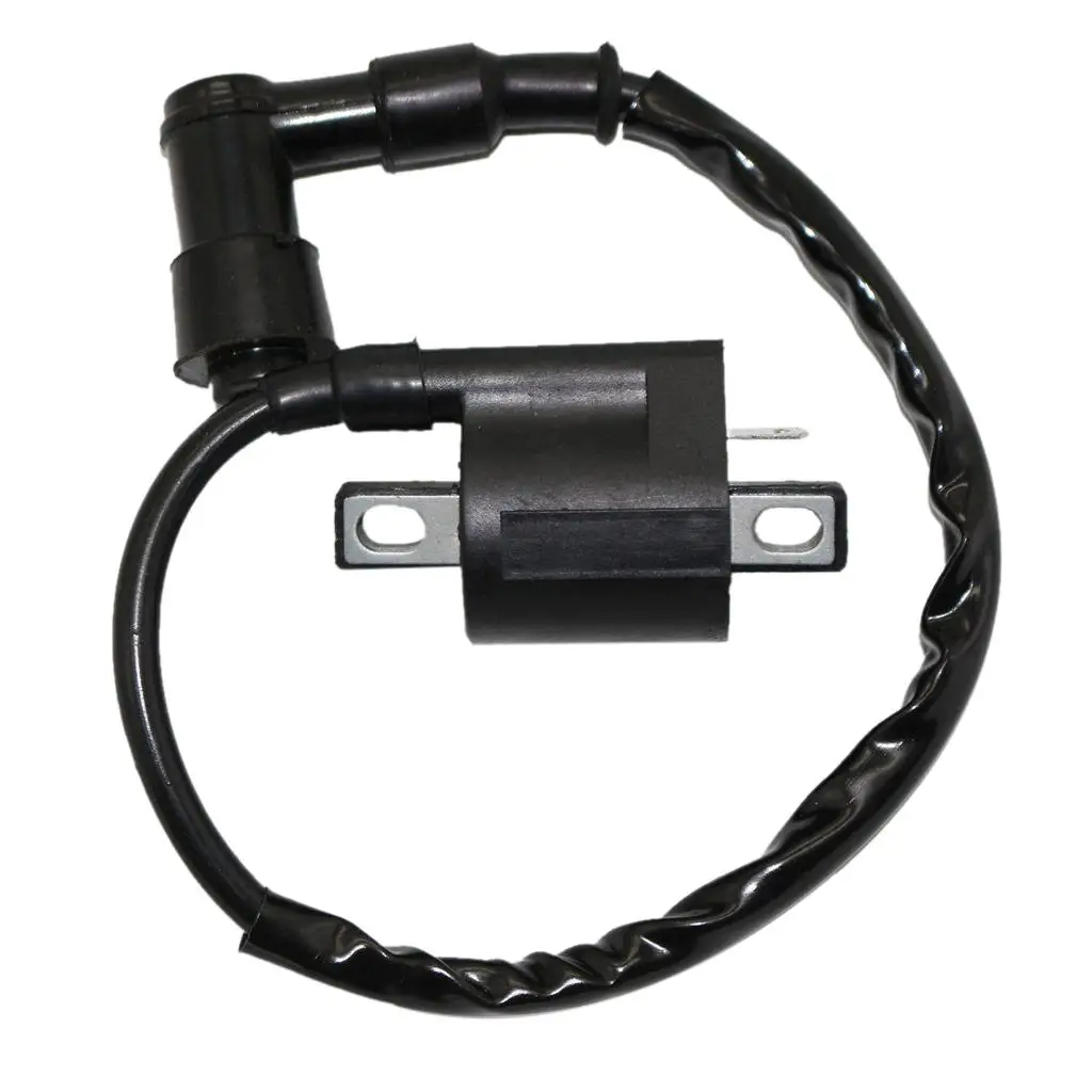 High Performance Ignition Coil Assembly for CG125 Motorcycle - Black