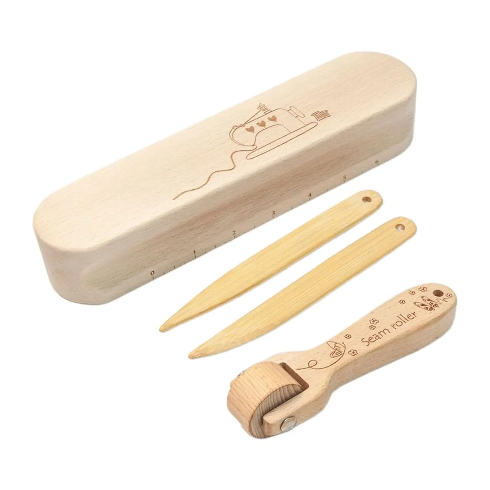 Beech Wood Tailors Clapper Seam Flattening Tool Supplies for Patchwork Sewing Creases