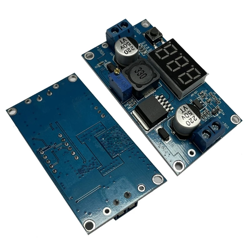 

2.5A Adjustable StepUps Power Supply Module Featuring Digital Voltmeter And Voltages Regulation For Electronics F19C