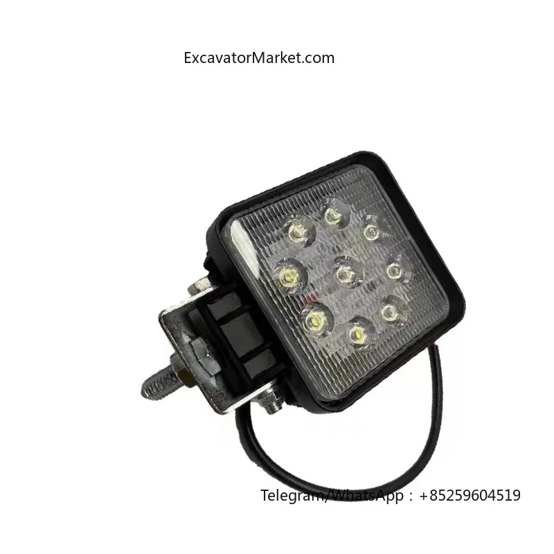 For excavator Excavator 12v 24V Boom LED for Cat Sany XCMG for Volvo Hyundai Doosan Temporary Work Cab Ceiling Light 16