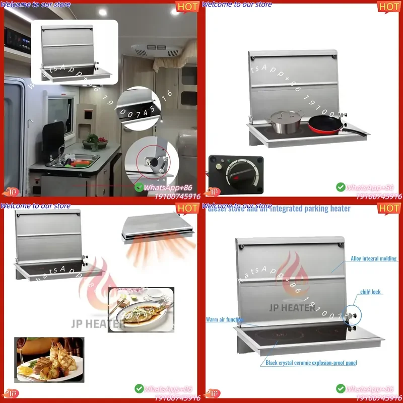 2026 JP Stove Cooker and air Parking Heater for caravan Motorhome Boat Similar to Walllas