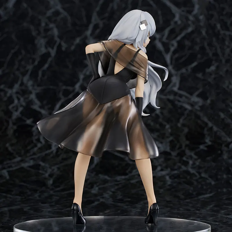 Hyperdimension Neptunia：The Animation Noire black Heart black dress 100% Original genuine PVC Action Figure Anime Figure Model