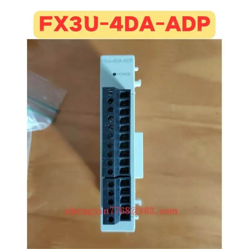 Second-hand Module FX3U-4DA-ADP FX3U 4DA ADP Normal Function Tested OK