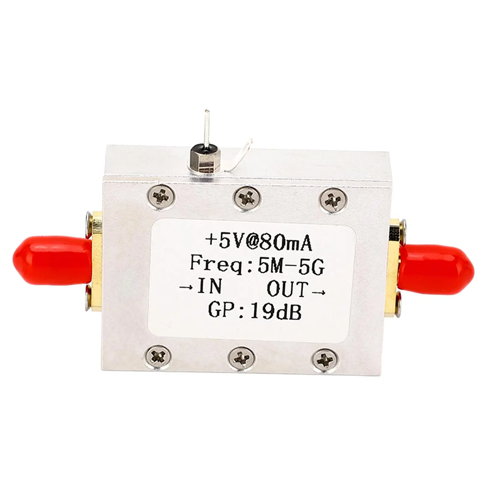 

5V Broadband Amplifier Module - High Linearity Aluminum Alloy, Compact Design, Wide Frequency Range for Industrial Use