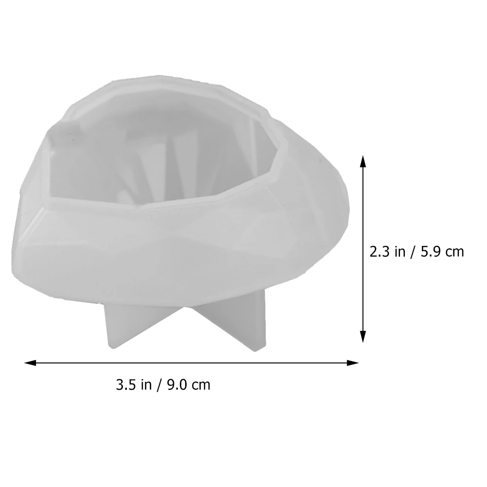 

Silicone Mold Diamond Heart Shaped DIY H made Art Gift Casting Tool Epoxy Resin Craft Material Flexible Durable