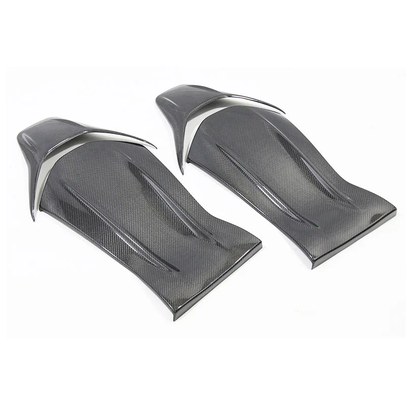For Mercedes-benz GT CLA GLA A45 E63 C63AMG carbon fiber seat backrest with a pair of seat stickers