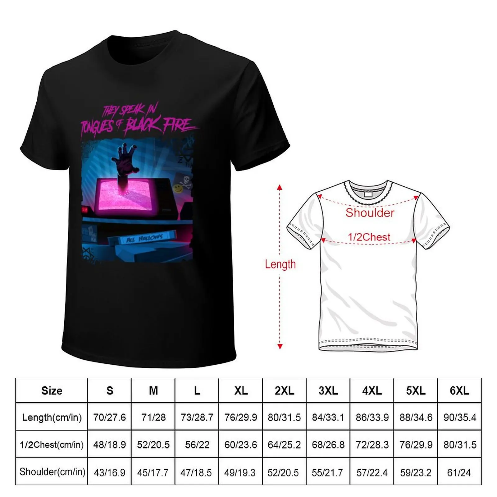 All Hallows T-Shirt Basic Solid Color Short Sleeve T-Shirt