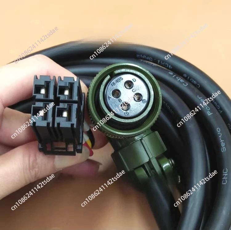 

Подходит для шнура питания серводвигателя Mitsubishi M70 PWCE18-10S-5M 22-22S, шнур питания с 4-контактной вилкой