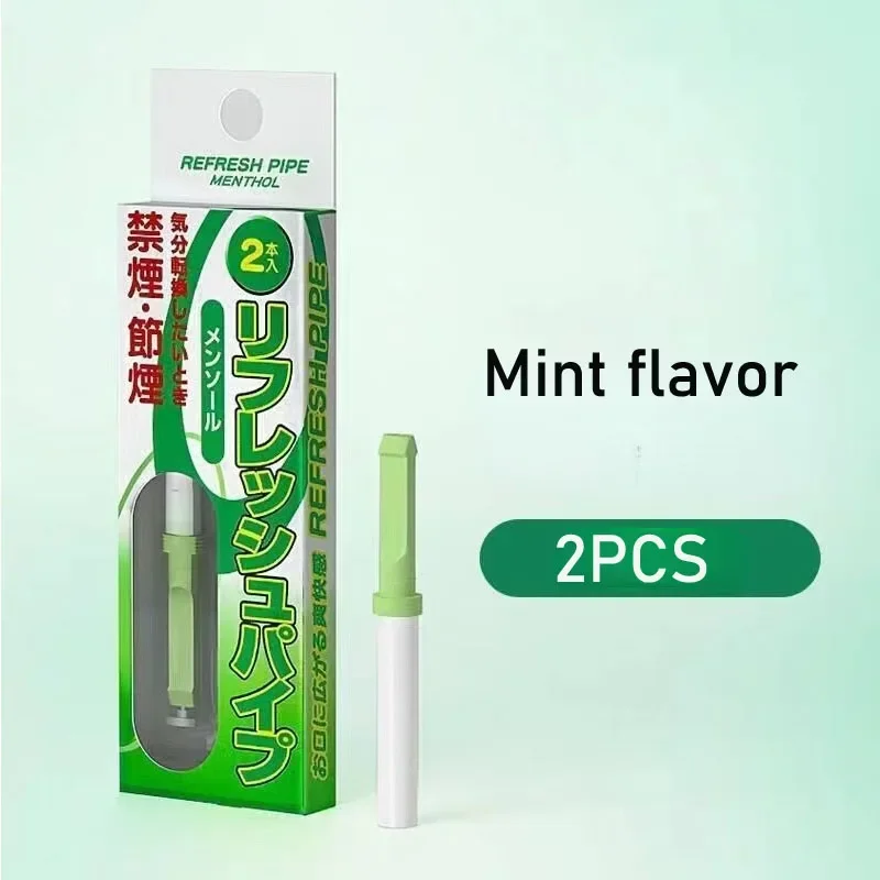 2PCS Mint taste cigarette suction stick healthy harmless smoke substitute quit smoking sticker fresh breath Smoking Gadgets