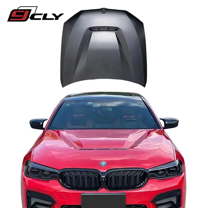 

CLY CS Engine Hood For 5 series G30 F90 upgrade to CS style car front engine hood 530i 525i 540i G30 car bonnet 2017-2022