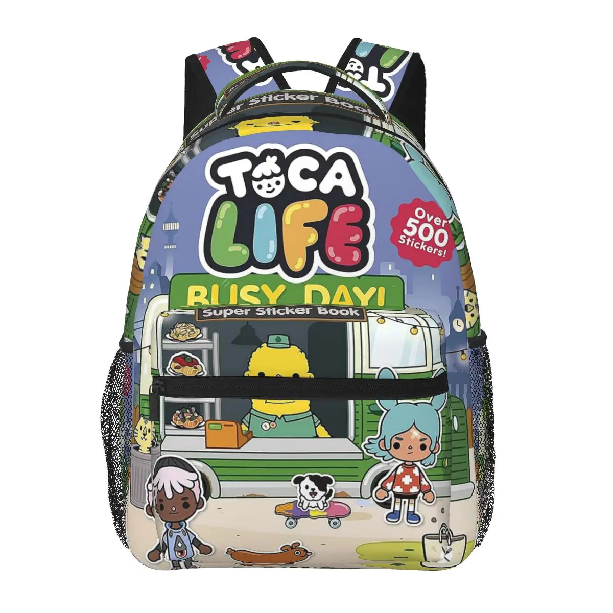 Toca Life Box Toca Boca Cute Game Backpacks Boys Girls Bookbag Children School Bags Laptop Rucksack Shoulder Bag Large Capacity