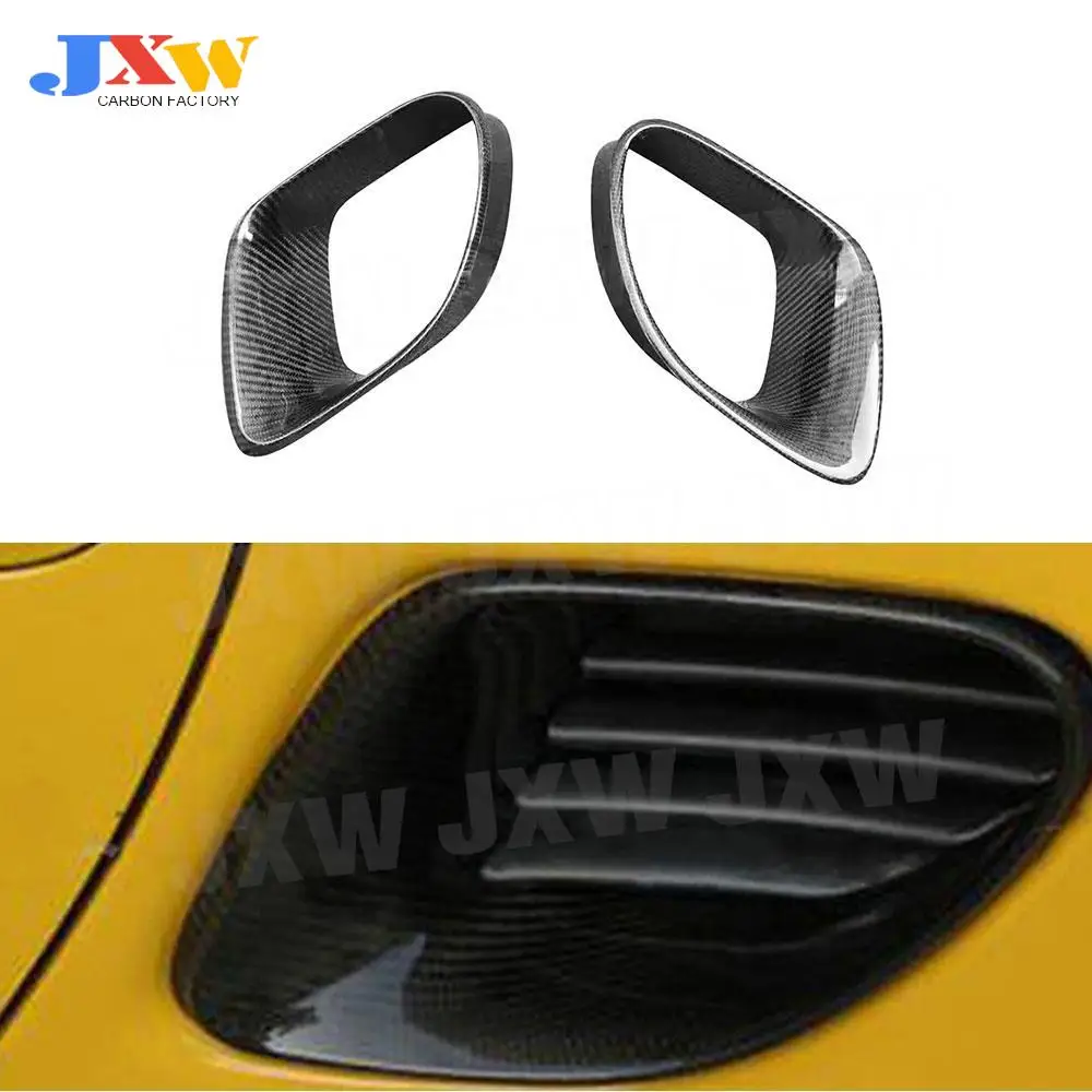 

Carbon Fiber Rear Air Inlet Trim Decorative Sticker Cars Accessories for Porsche 986 Boxster 1996-2004 Side Fender Air Vent Trim