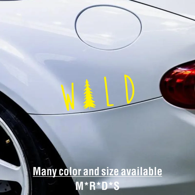 Wild Tree Vinyl Decal Sticker Nature Decals Sticker For Car Window Laptop Computer Mac Book Decor #136