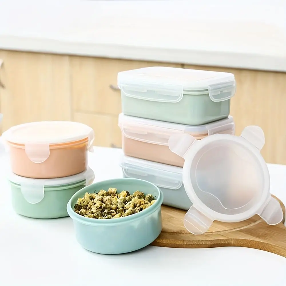 

1Pcs Meal Prep Containers Food Storage Container With Airtight Lids Microwave Safe Lunch Box Kitchen Accessories Leak Proof