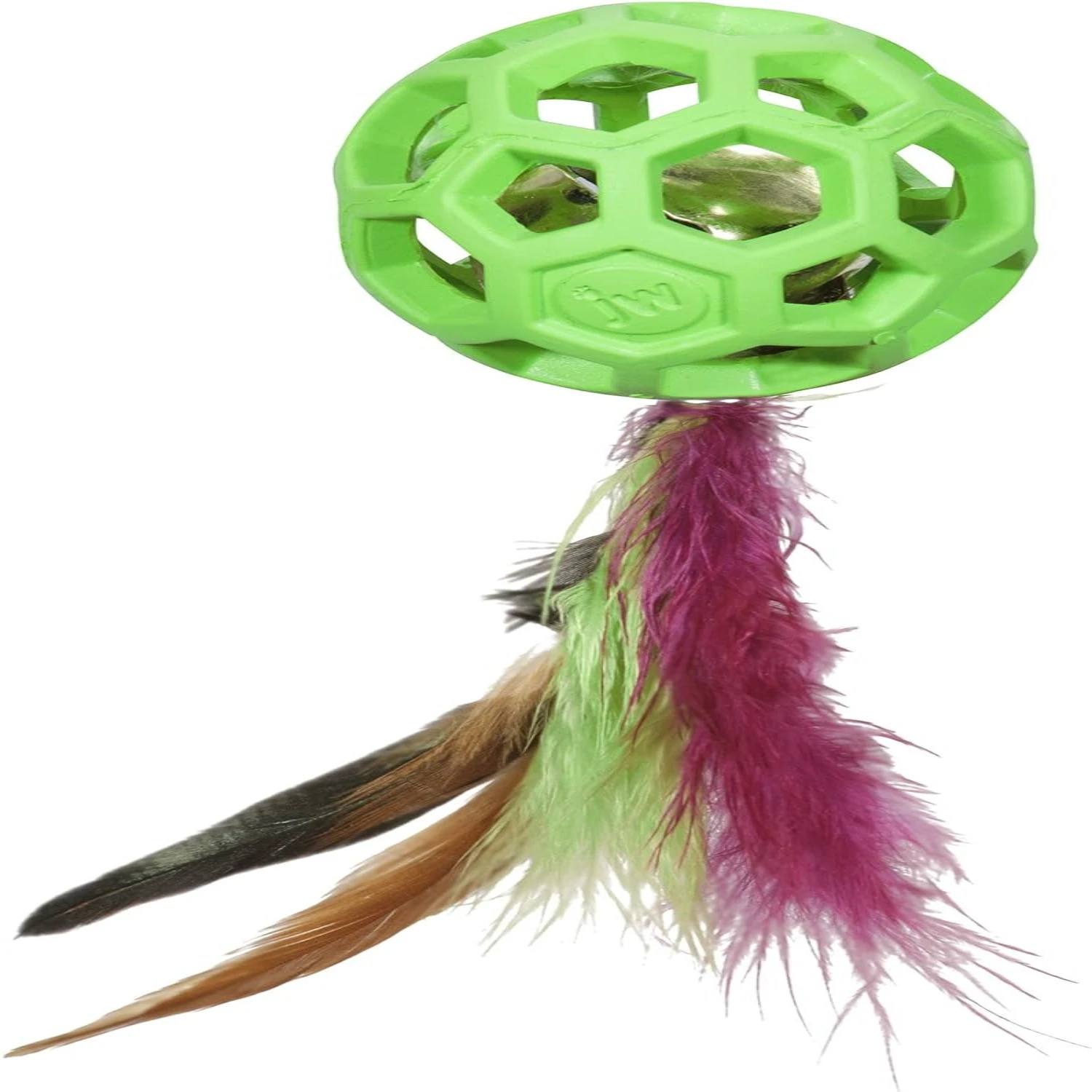 

Engage Your Beloved Cat with Interactive, Colorful Feather Ball Toy - Soft Textures for Endless Playtime Fun - Perfect for Enter
