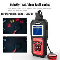 2025 Car OBD2 Scanner Anto Diagnostic Tool KW460  Automotive OBD Code Reader Check Engine light Tool For Mercedes Benz