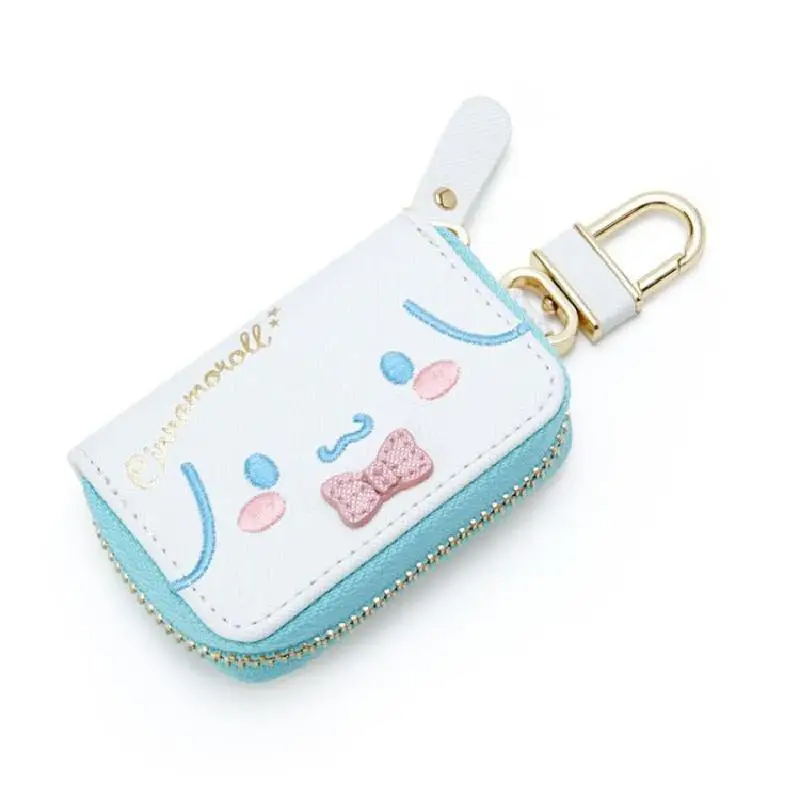 Hello Kitty Car Key Case Cover Sanrio Key Organizer Melody Keychain Pouch Cinnamoroll Keychain Wallet Women Coin Girl Purse Gift