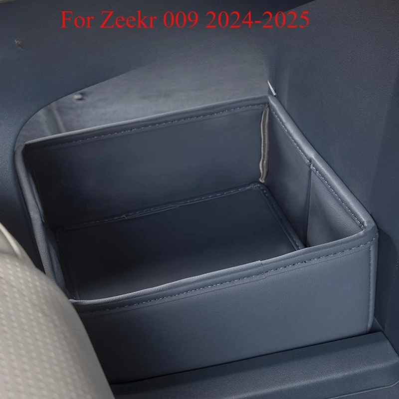

For Zeekr 009 2024-2025 Center Console Organizer Tray - Custom Fit Lower Layer Storage Box Glove Compartment Insert