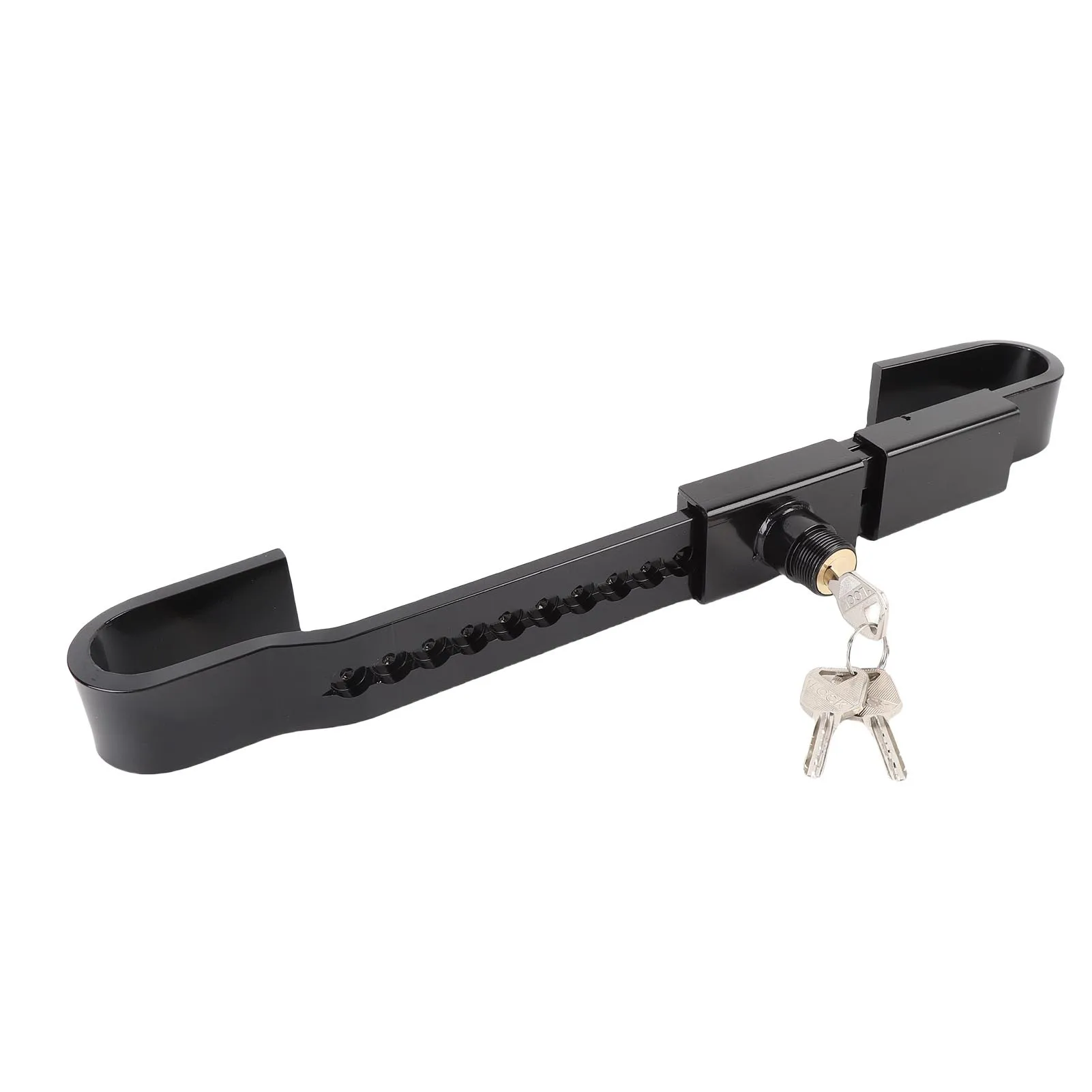 Shipping Container Lock 9-18 Inch Adjustable Metal Cargo Door Lock with 3 Keys for Trailer Truck Construction Site Cargo Lock