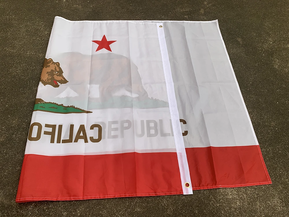Z-ONE FLAG Bear Printed 90X150cm High Quality polyester hanging   California State Flag  American Flag  usa Flag