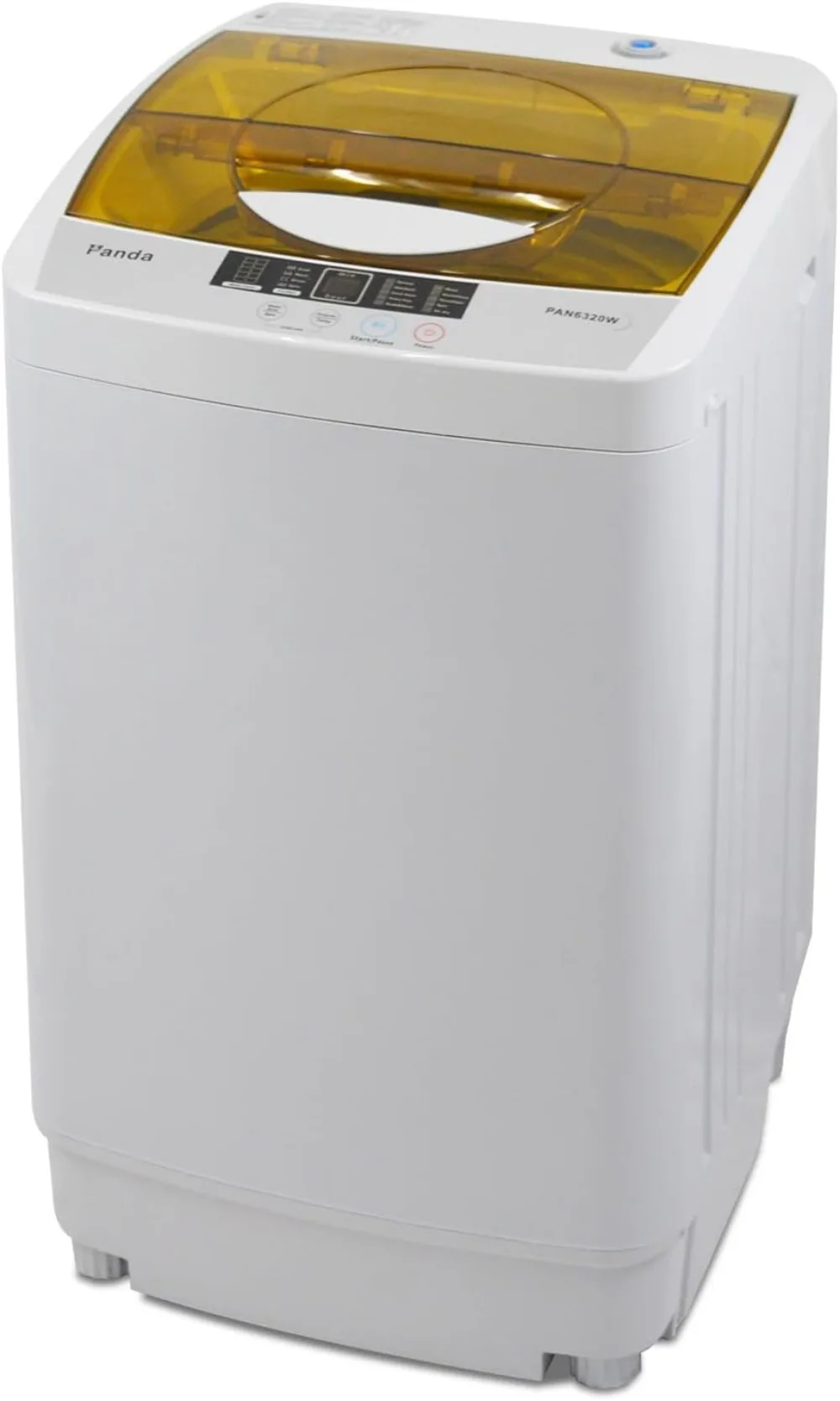 

Panda Portable Washing Machine 10 LBS Capacity, Fully Automatic 1.34 Cu.ft. Top Load Portable Washer with Built-in Drain Pump