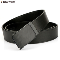 TUSHI New Gun Hanging Belt Genuine Military Leather Luxury Belt for Men Male Metal Automatic Buckle Designer Tactical Waist Belt