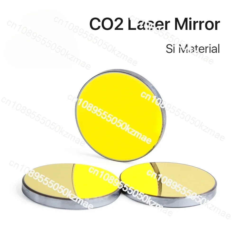 

FOR Cloudray Co2 Laser Si Reflective Mirrors for Laser Engraver Gold-Plated Silicon Reflector Lenses Dia. 19 20 25 30 38.1 Mm