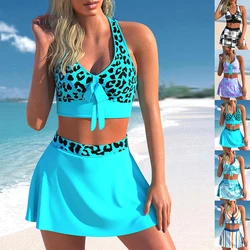 2023 New High Waist Bikini Sexy Swimwear Summer Dress Swimwear Bikini Set Swimwear Women's Fashion Print Beach Swimwear