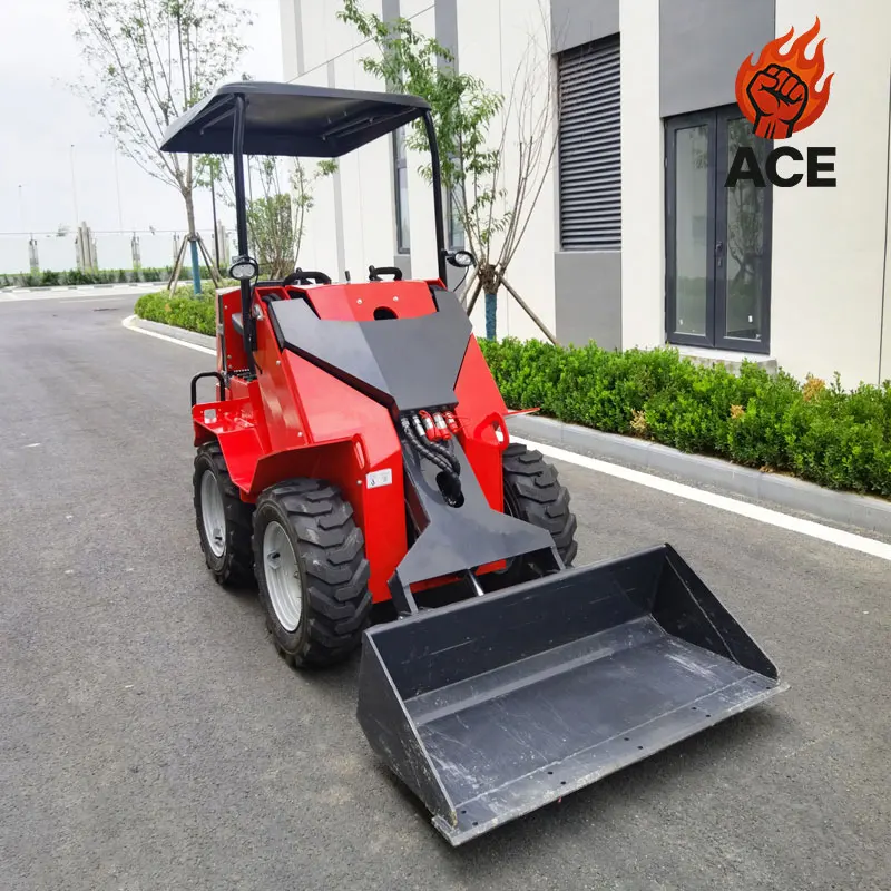 

customized color wheel loader skid steer EPA Engine Diesel small skid steer loader Kubota engine mini loader with free shipping