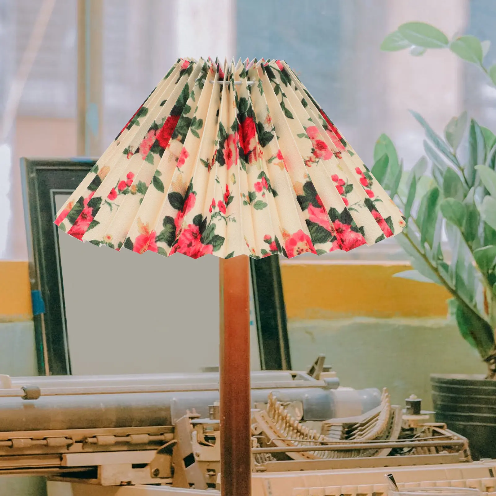 ファブリックランプシェードヴィンテージライトカバーchシェード丈夫な布アート防塵装飾効果家庭用照明アクセサリー