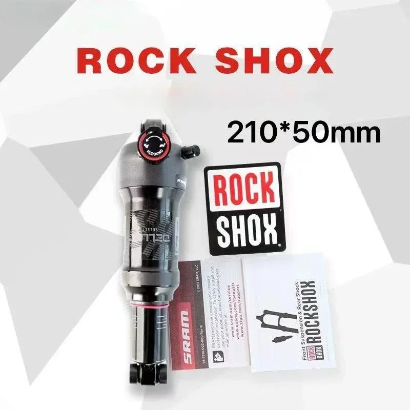 F.YUZHE ROCKSHOX MONARCH RL shock absorber 210*50/55mm air pressure rear tank mountain bike shock absorber with damping locking