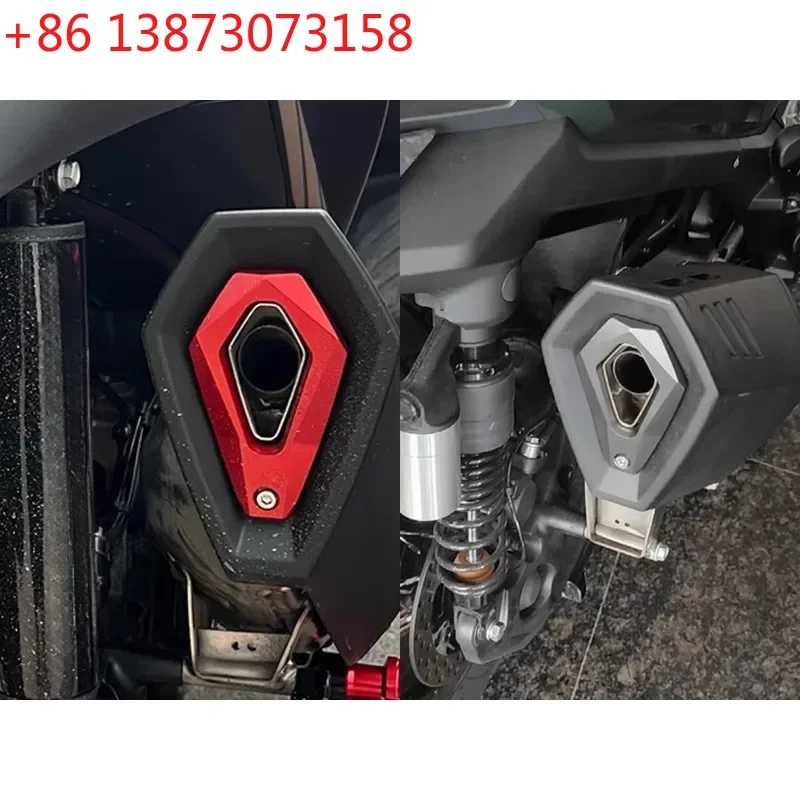 Scooter Exhaust Muffler Conversion Tail Cap For ZONTES 368G 368E 368D 368M 368K CNC Aluminum Alloy Decorative Accessories