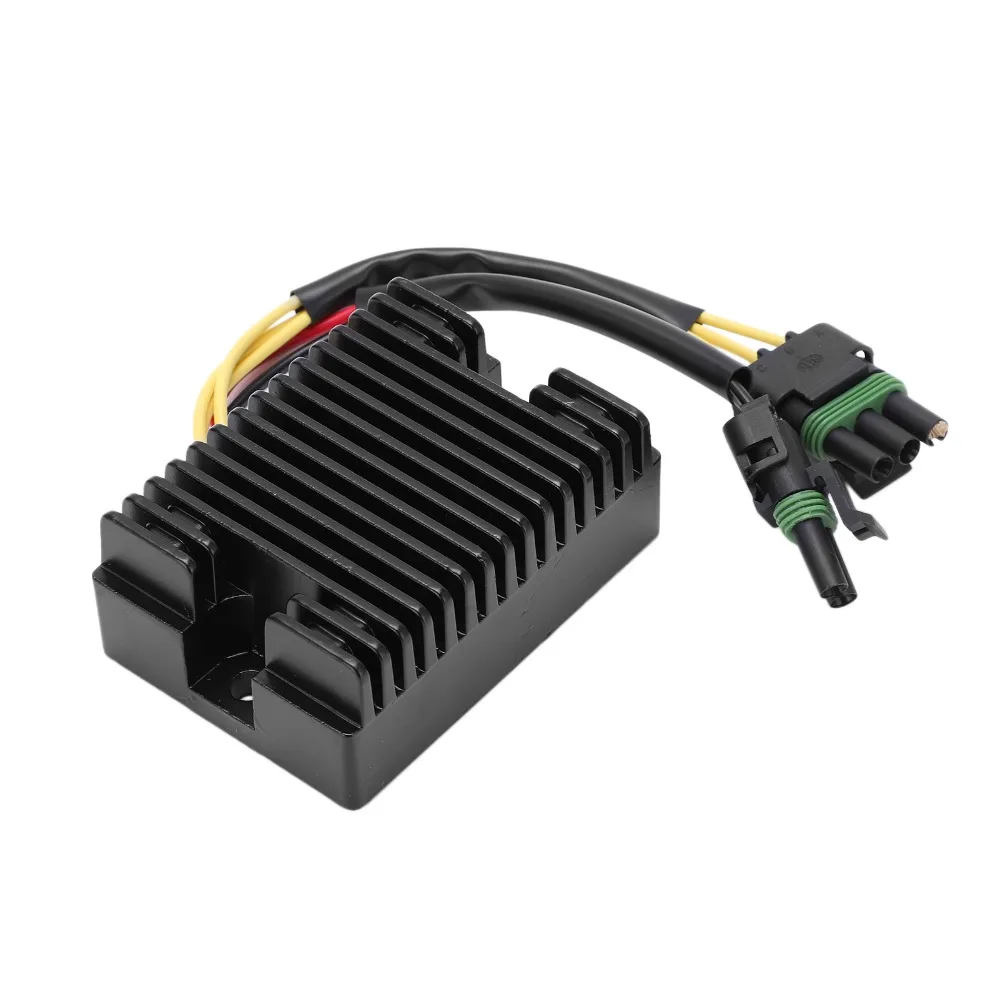 Black Voltage Regulator Rectifier Aluminum Shell High Output Replacement Voltage Regulato Boat Voltage Regulator For SeaDoo RX