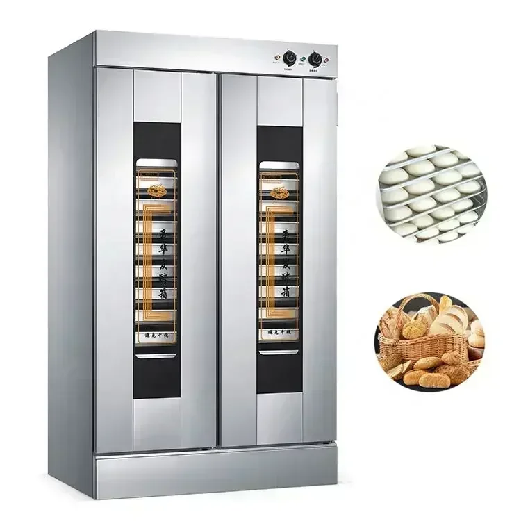 Bakery dough proofer 16 trays bread proofer single door fermentation fermenting equipment pastry oven dough proofer