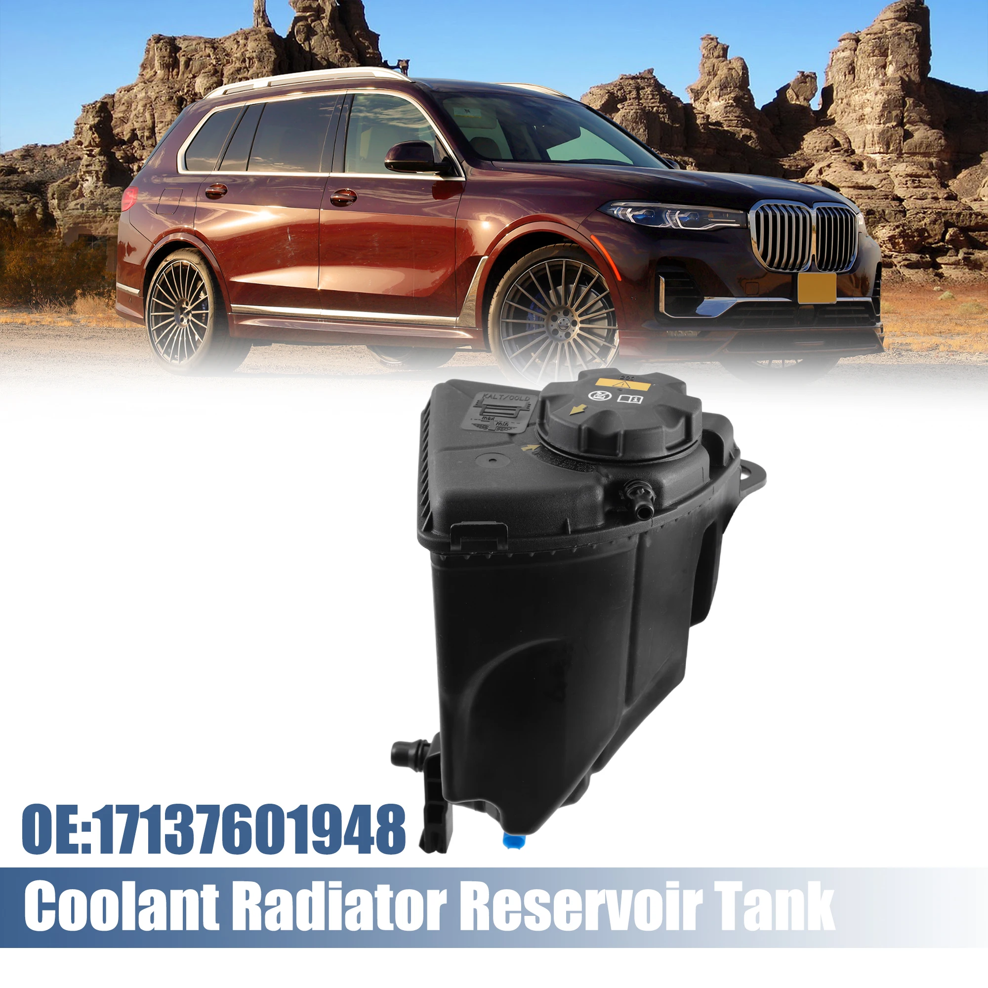 

Бачок радиатора охлаждающей жидкости UXCELL 17137601948 с датчиком крышки для BMW 550i E60