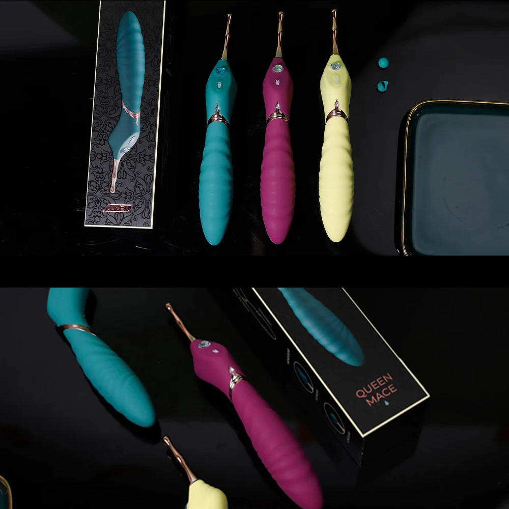 Double Head Magic Stick Dildo Vibrators for Women Vagina Tidal Pen Clitoris Stimulator Sex Shop Product Erotic Toy for Adults 18