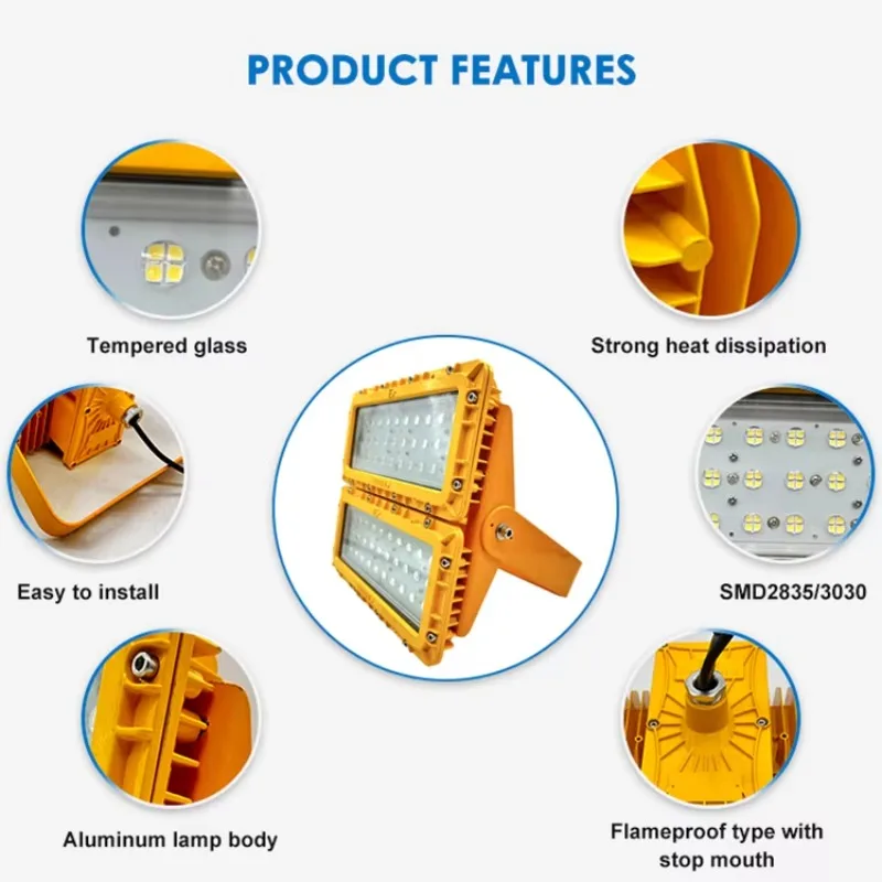 

IP65 Explosion-Proof Flood Light 100W-400W | High-Efficiency Aluminum Hazardous Location Lighting