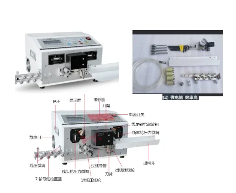 

Fully automatic computer-controlled wire cutting and stripping machine for removing electronic wire insulation 1PCS