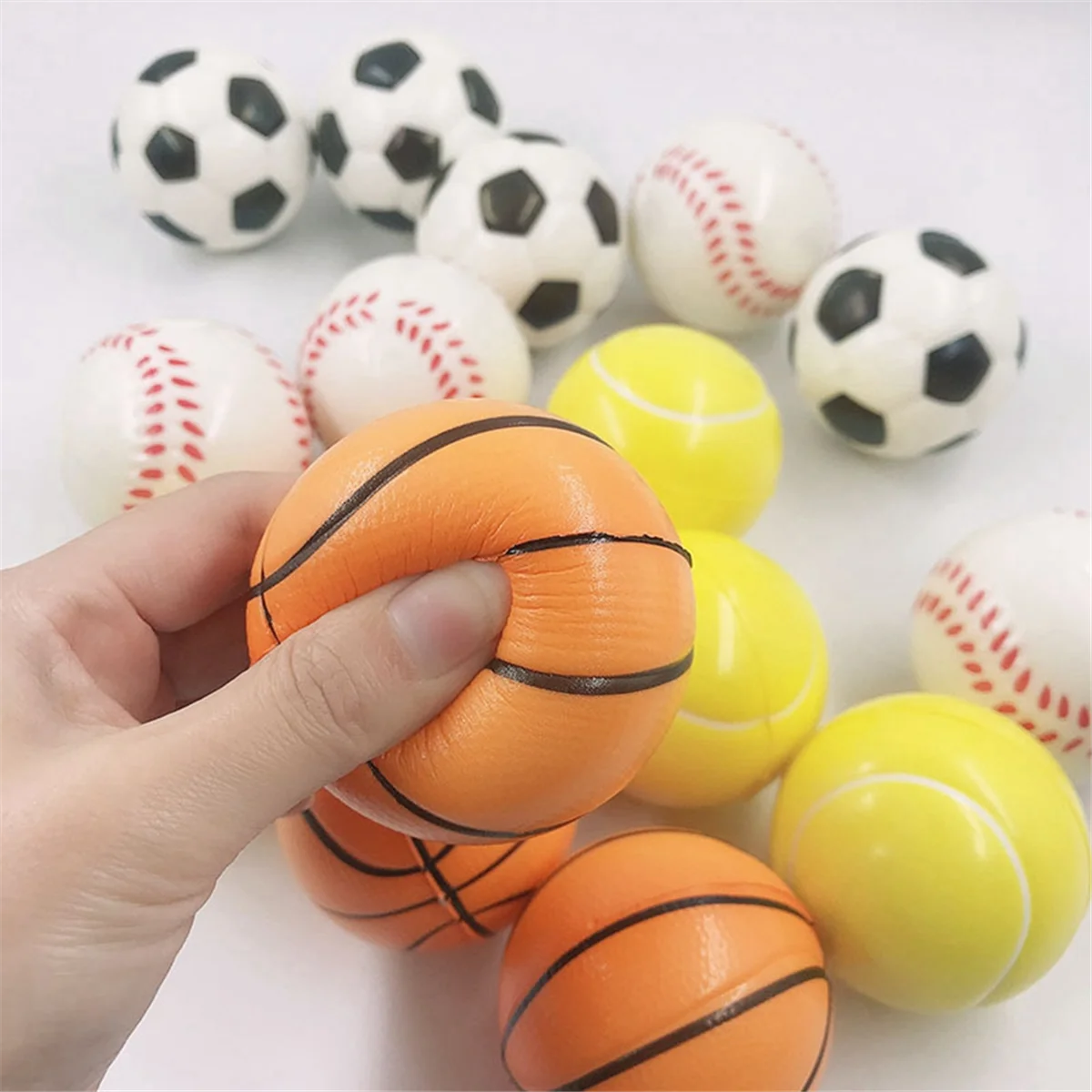 Mini juego de tenis para niños, suministros para exteriores, regalo de cumpleaños, premios de clase de carnaval, pelota antiestrés de ventilación